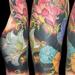 Tattoos - Floral half sleeve - 76701